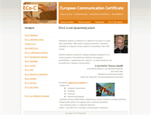Tablet Screenshot of eco-c.sk