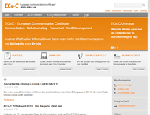 Tablet Screenshot of eco-c.at